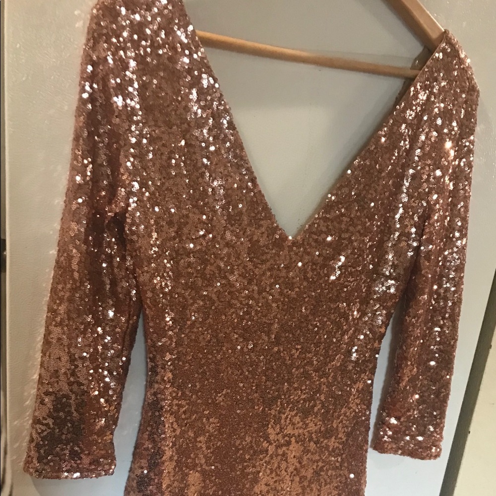 Cals Sequin Pink Dress